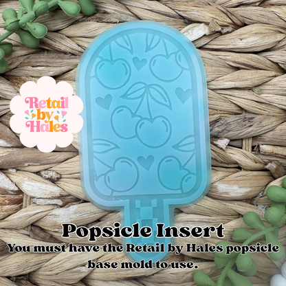Cherry Popsicle Insert Freshie Mold Cherries