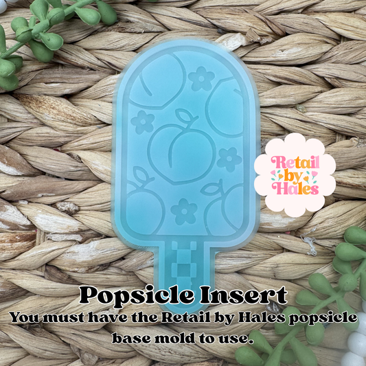 Peach Popsicle Insert Freshie Mold