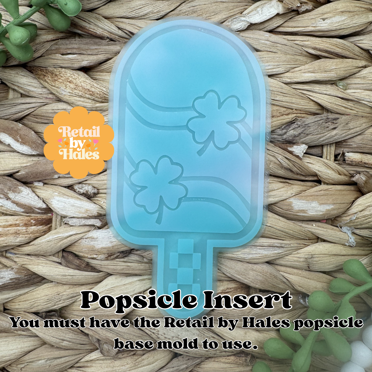 Shamrock Popsicle Insert Freshie Mold
