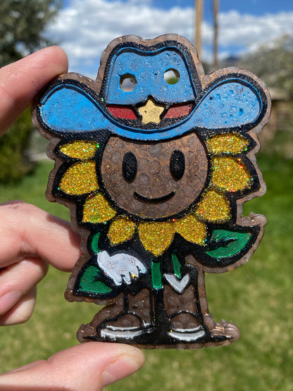 Cowboy Sunflower Mold