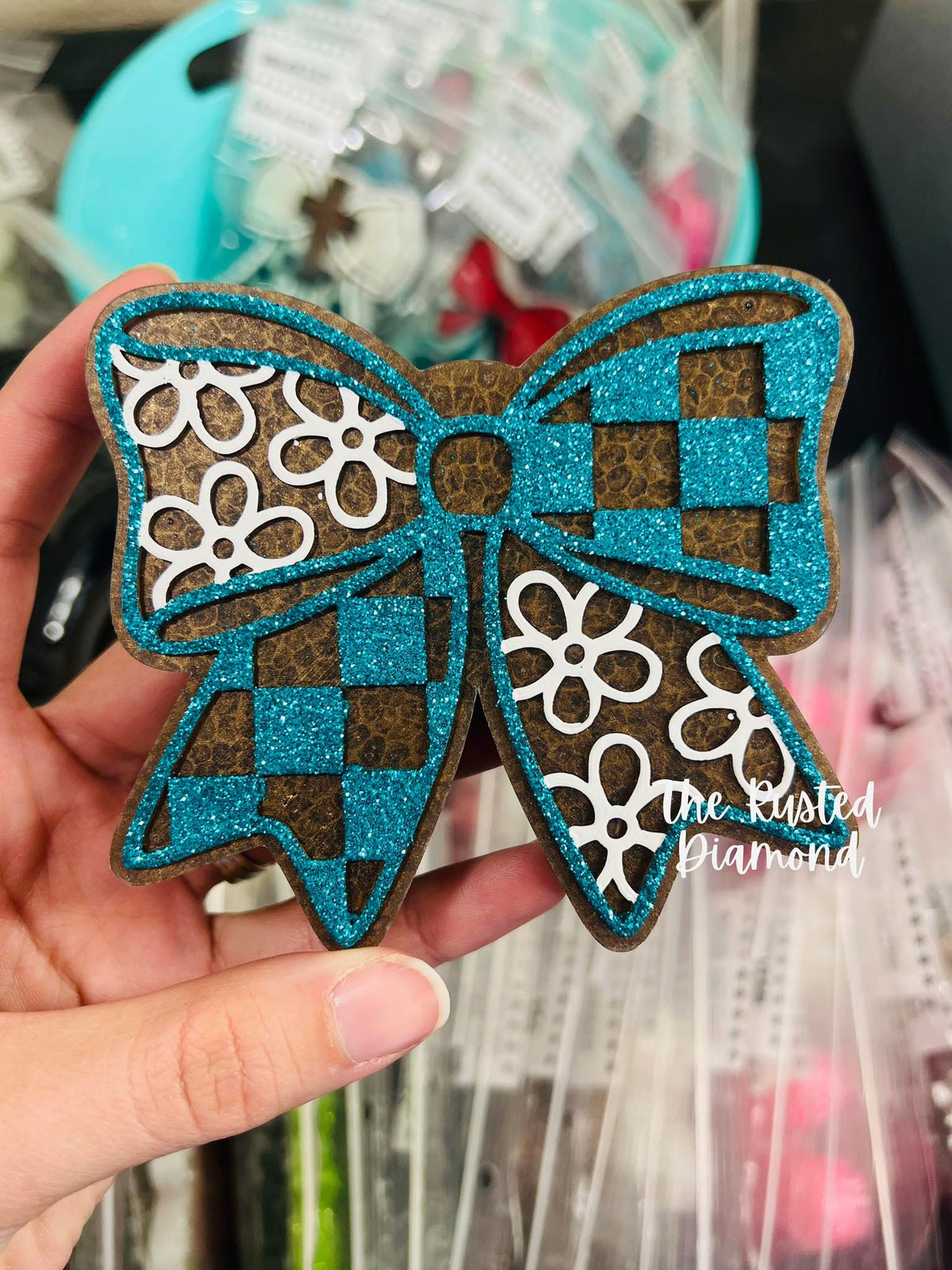 Flower Bow Insert Freshie Mold