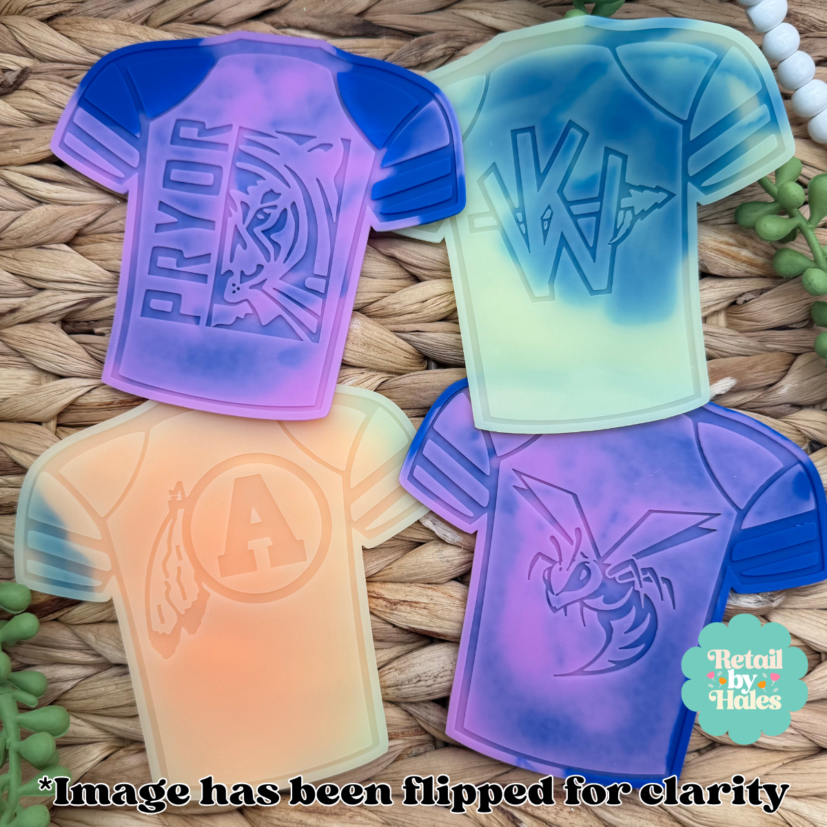 CUSTOM Football Jersey Insert Freshie Mold