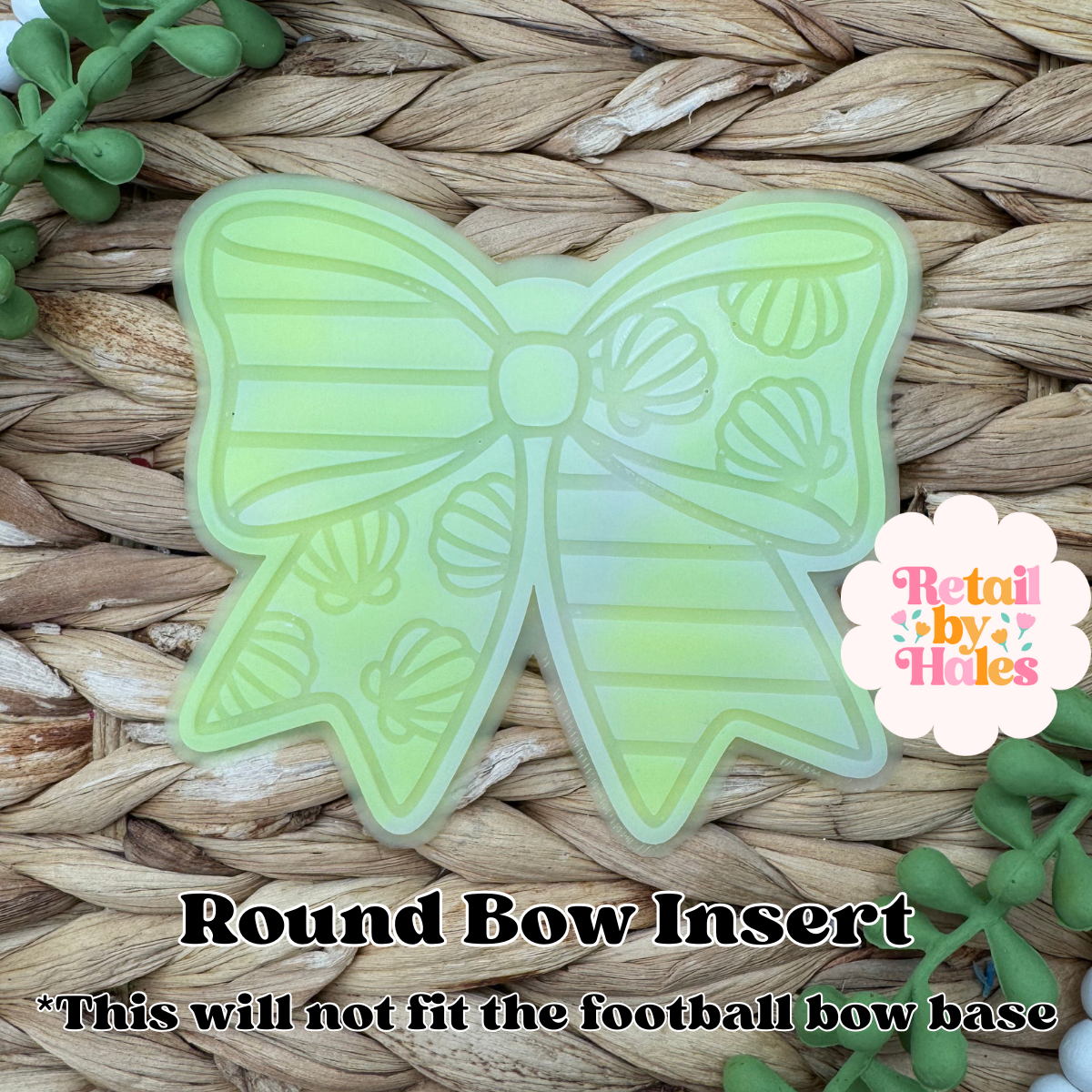 Beach Bow Insert Freshie Mold