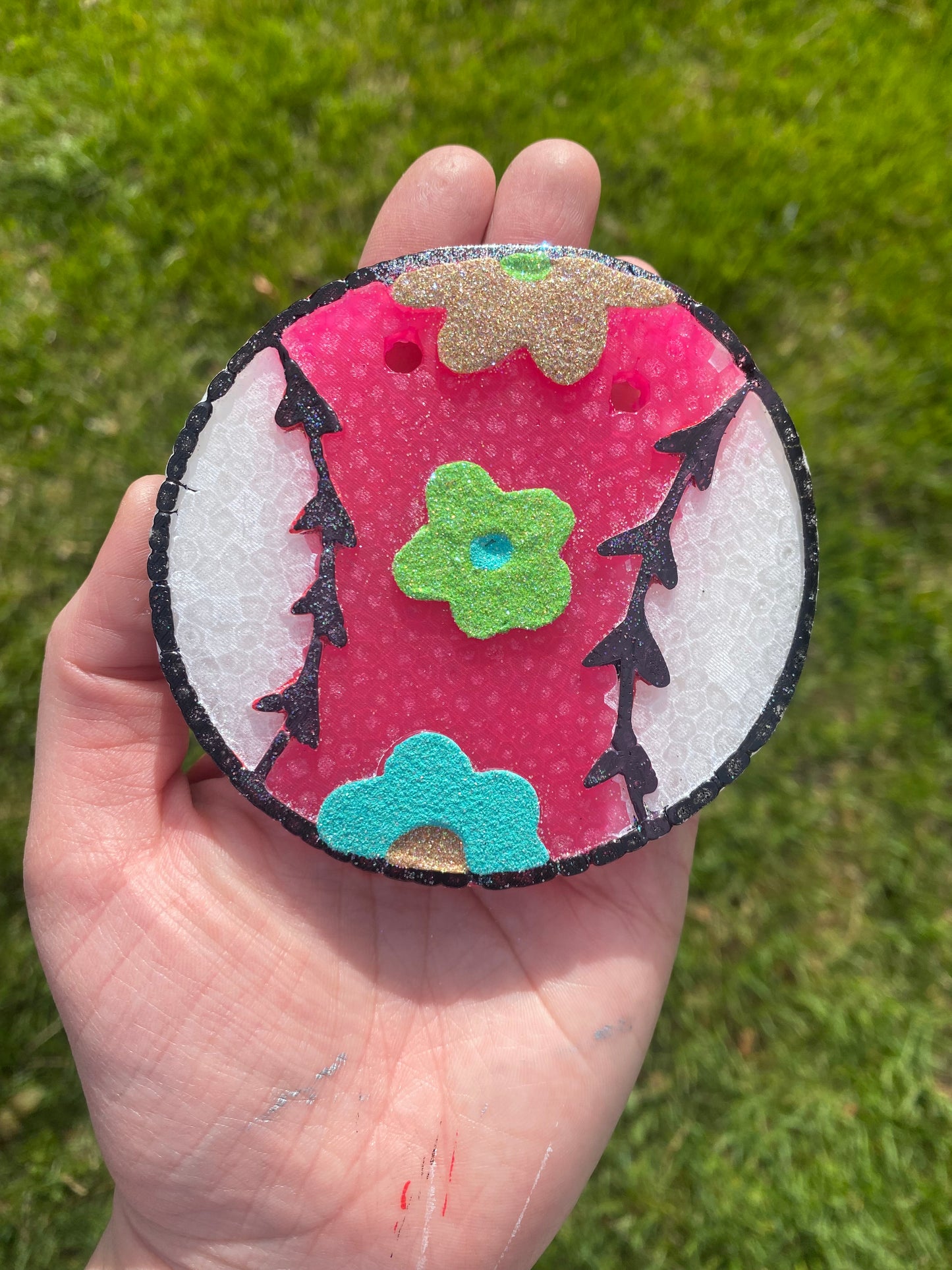 Floral Baseball / Softball Mold