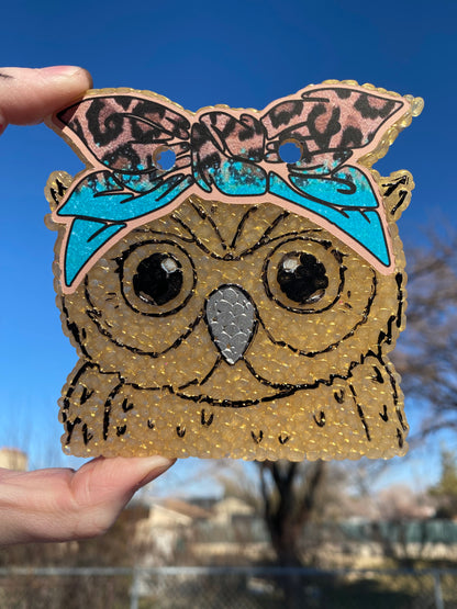 Owl with Bow Freshie