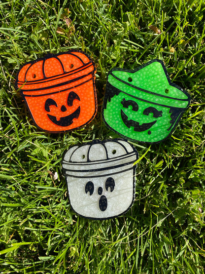 Bucket Set- Witch, Ghost, and Pumpkin Molds