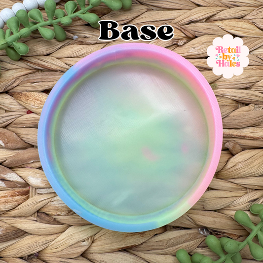 Circle Base for Inserts Freshie Mold