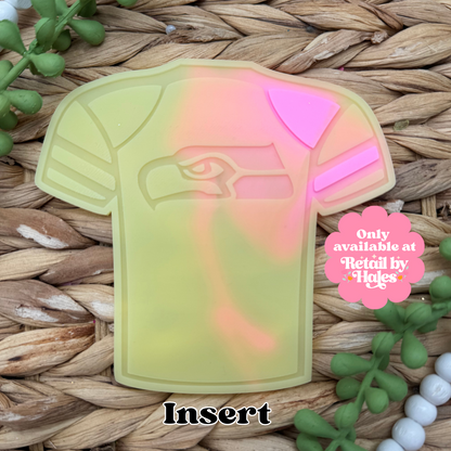 Seahawk Jersey Insert Freshie Mold