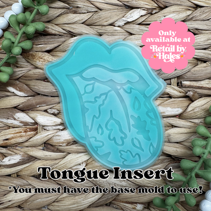 Leaves Tongue INSERT Freshie Mold