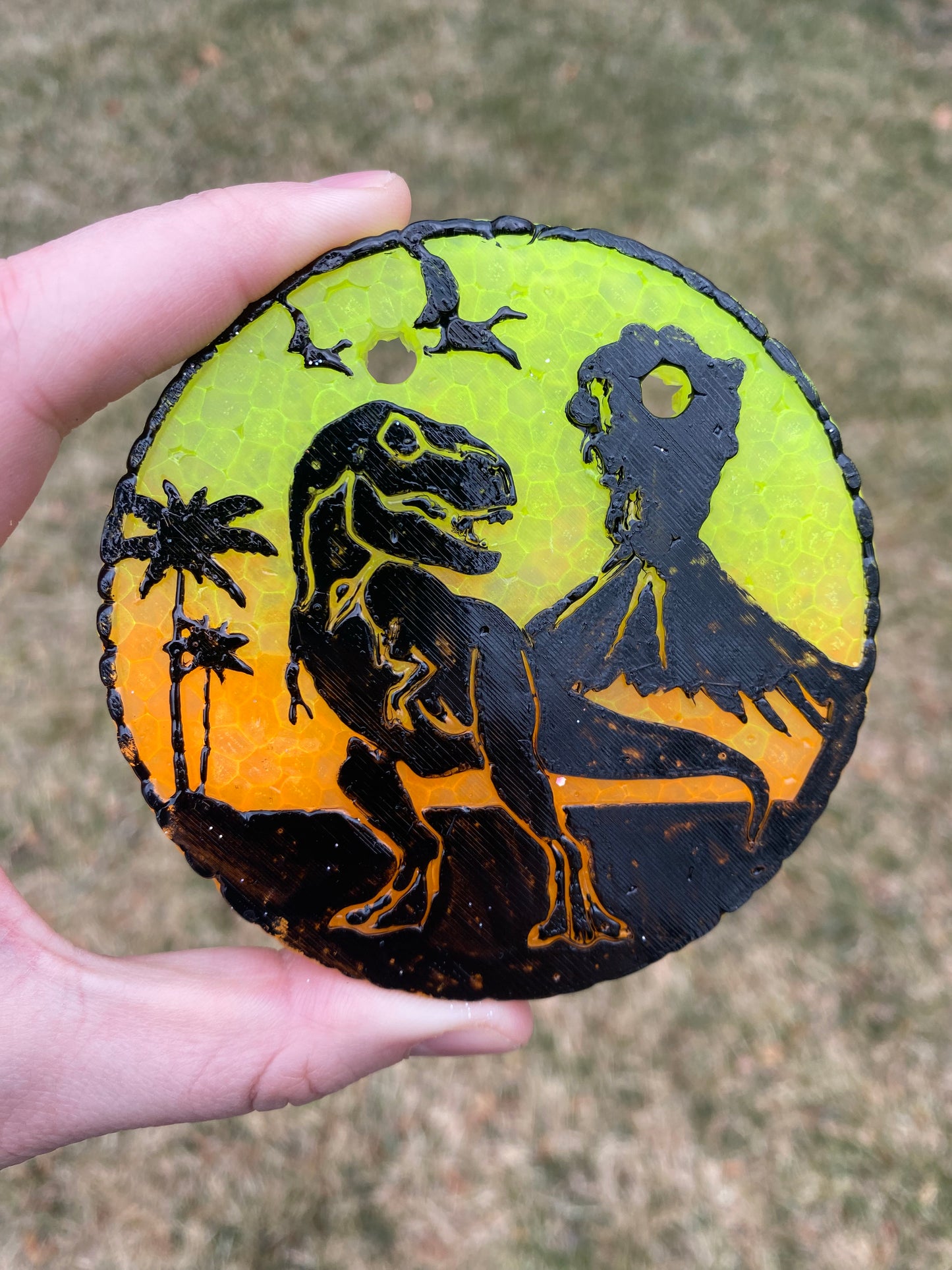 T-Rex Volcano Mold