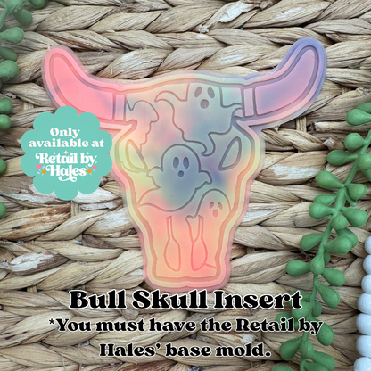 Ghosts Bull Skull INSERT Freshie Mold