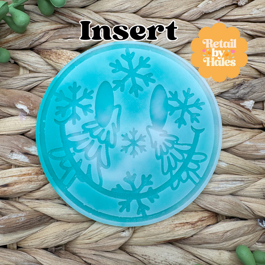 Winter Trees Smile Insert for Circle Freshie Mold