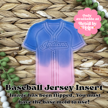 Cleveland Indian Baseball Jersey Insert Freshie Mold