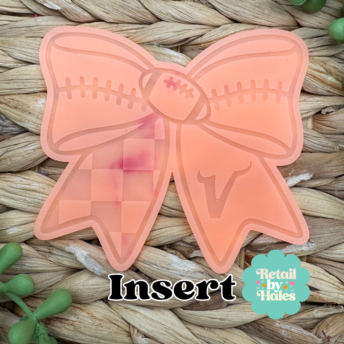 Minnesota Vikings Football Bow Insert Freshie Mold