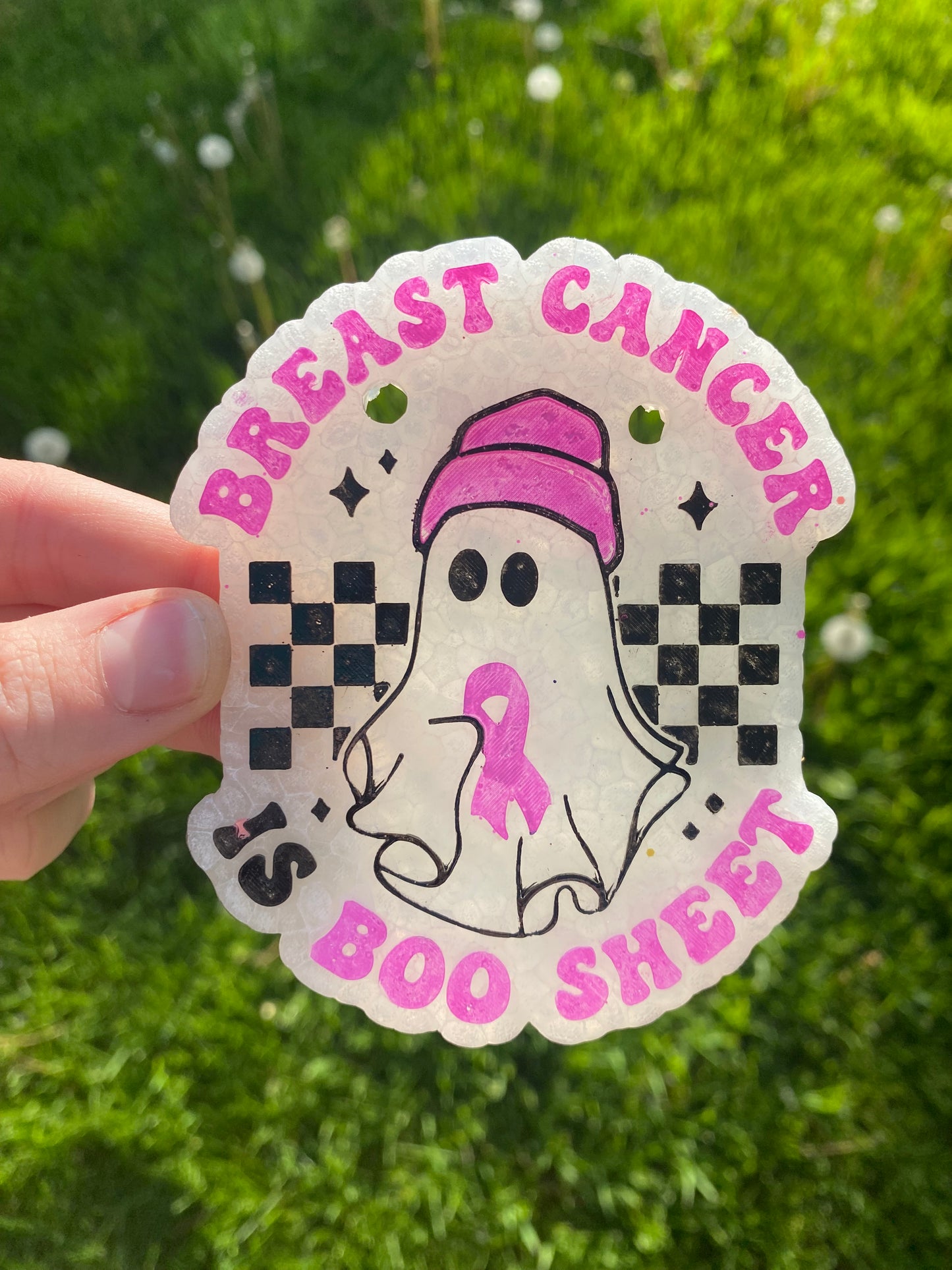 Breast Cancer is Boo Sheet Freshie