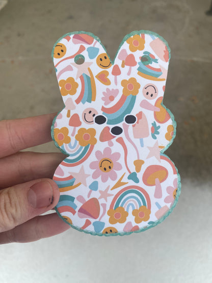 Printed Peep Bunny Freshie