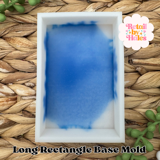 LONG RECTANGLE BASE Freshie Mold