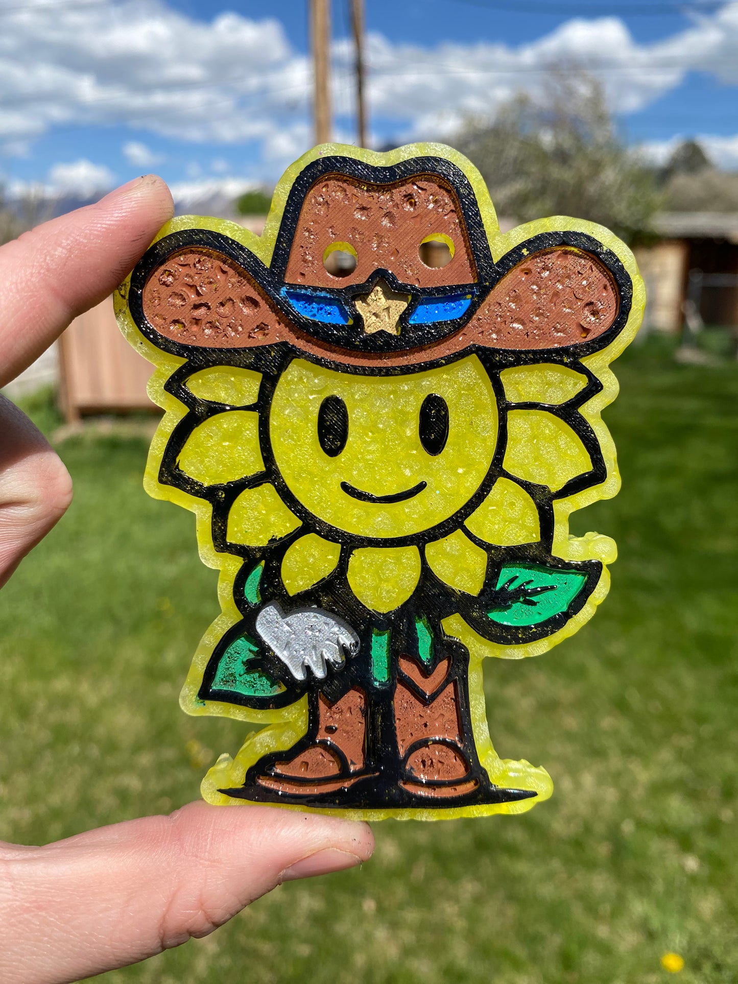 Cowboy Sunflower Mold