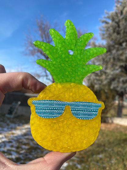 Pineapple Pattern Glasses Freshie