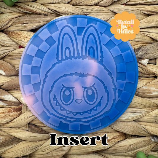 Labubu Round Insert for Circle Freshie Mold