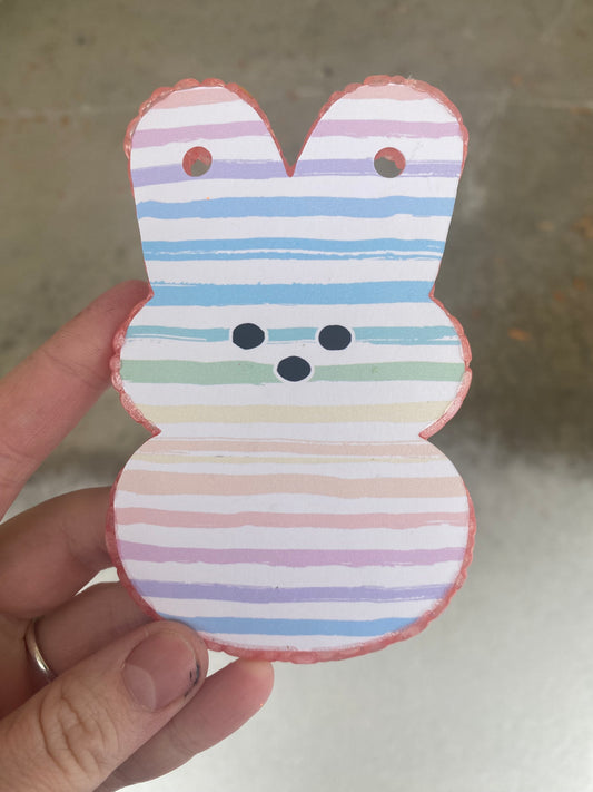 Printed Peep Bunny Freshie