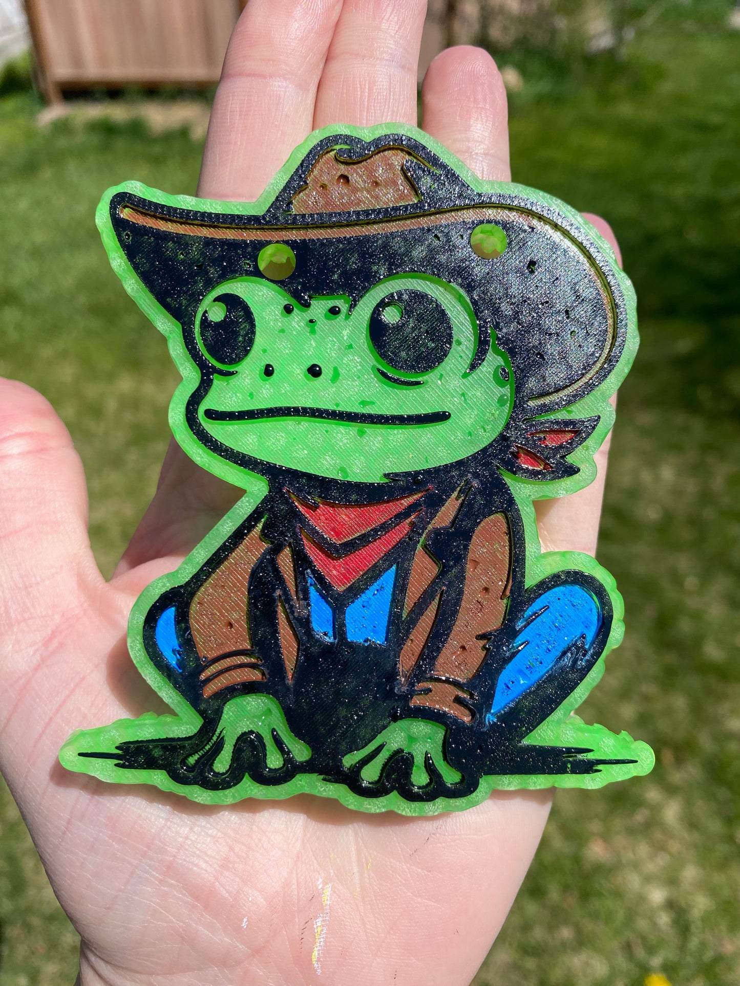 Cowboy Frog Mold