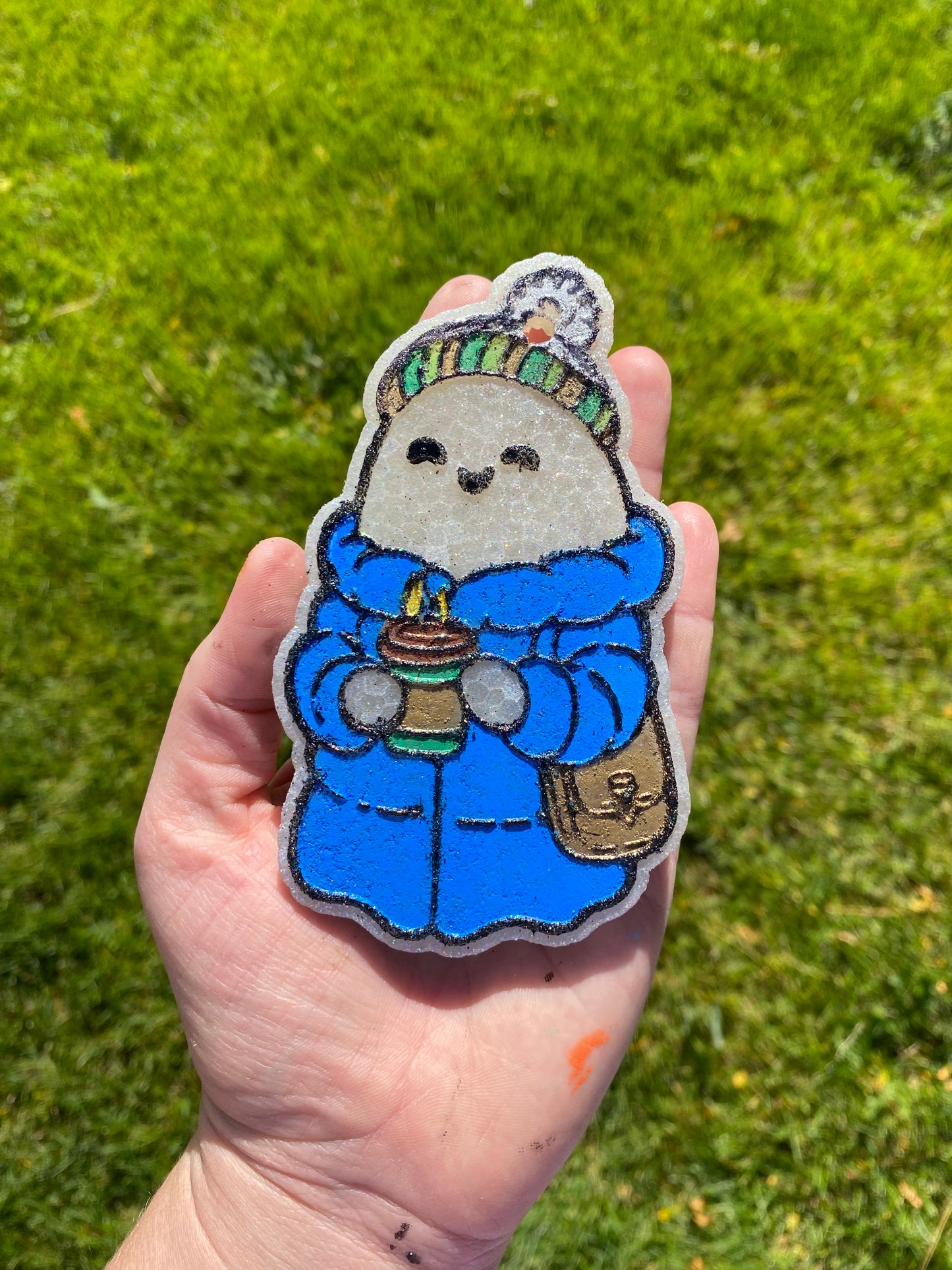 Winter Ghost with Coffee Freshie