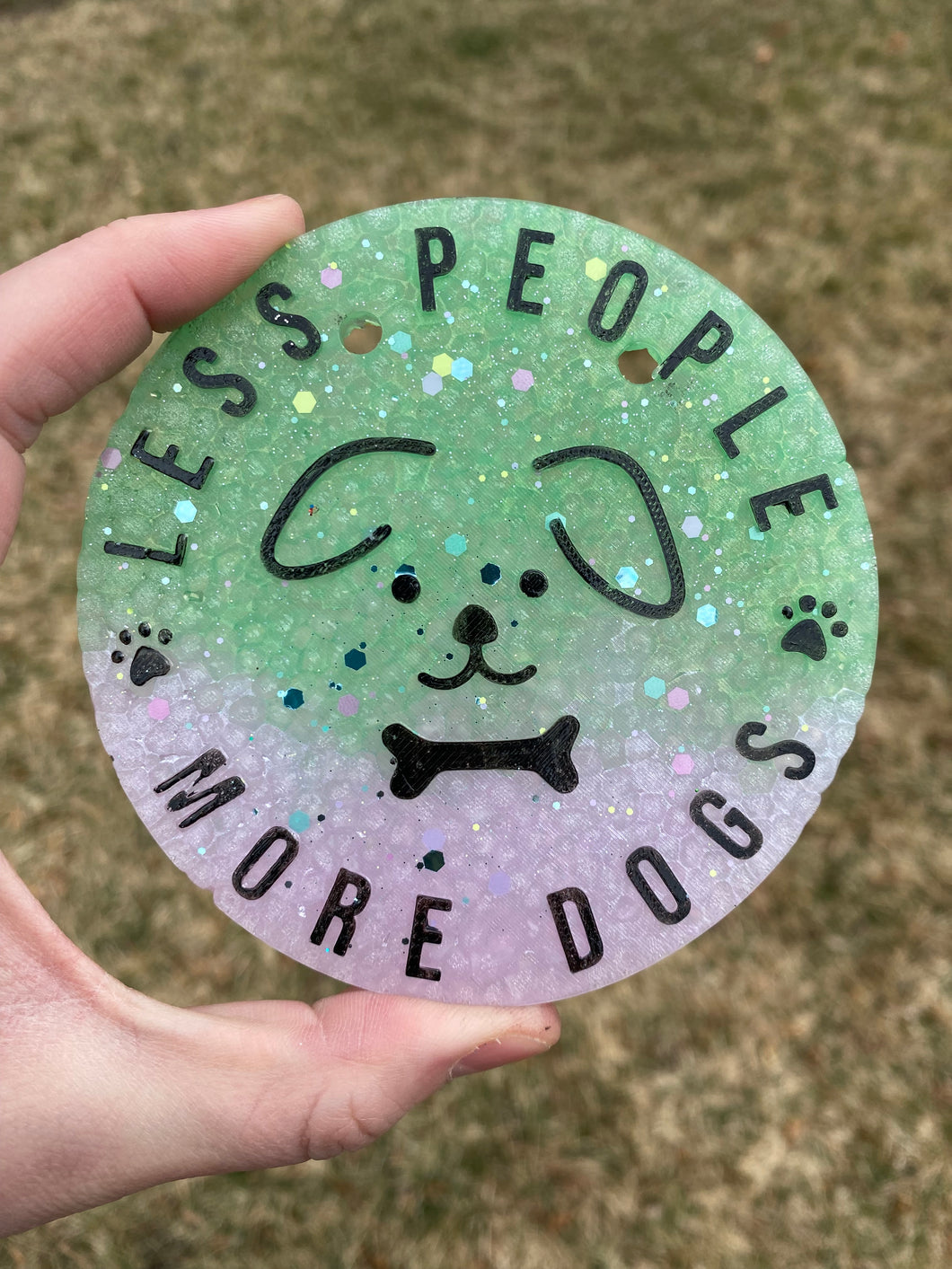 Less People More Dogs Freshie