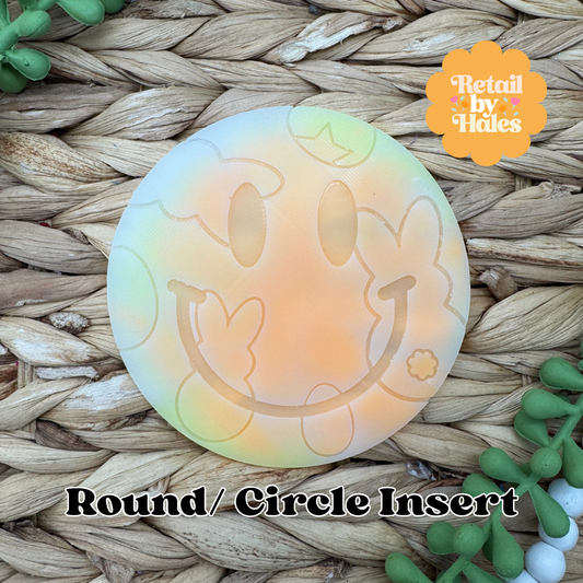 Easter Smile Insert, Easter Bunny and Egg Insert for Circle Freshie Mold