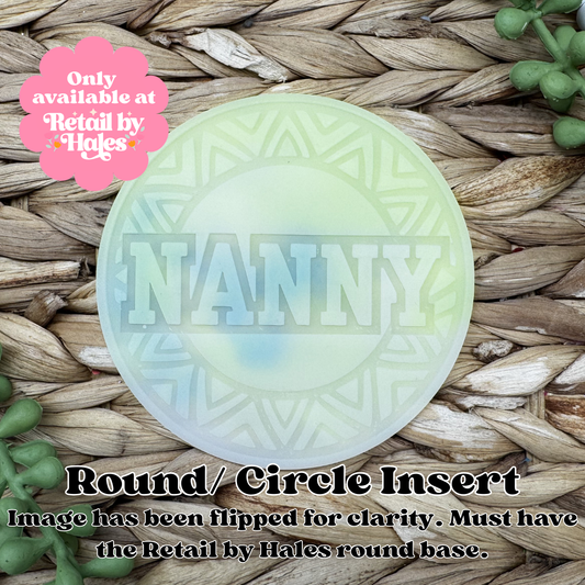 Nanny Round Insert for Circle Freshie Mold