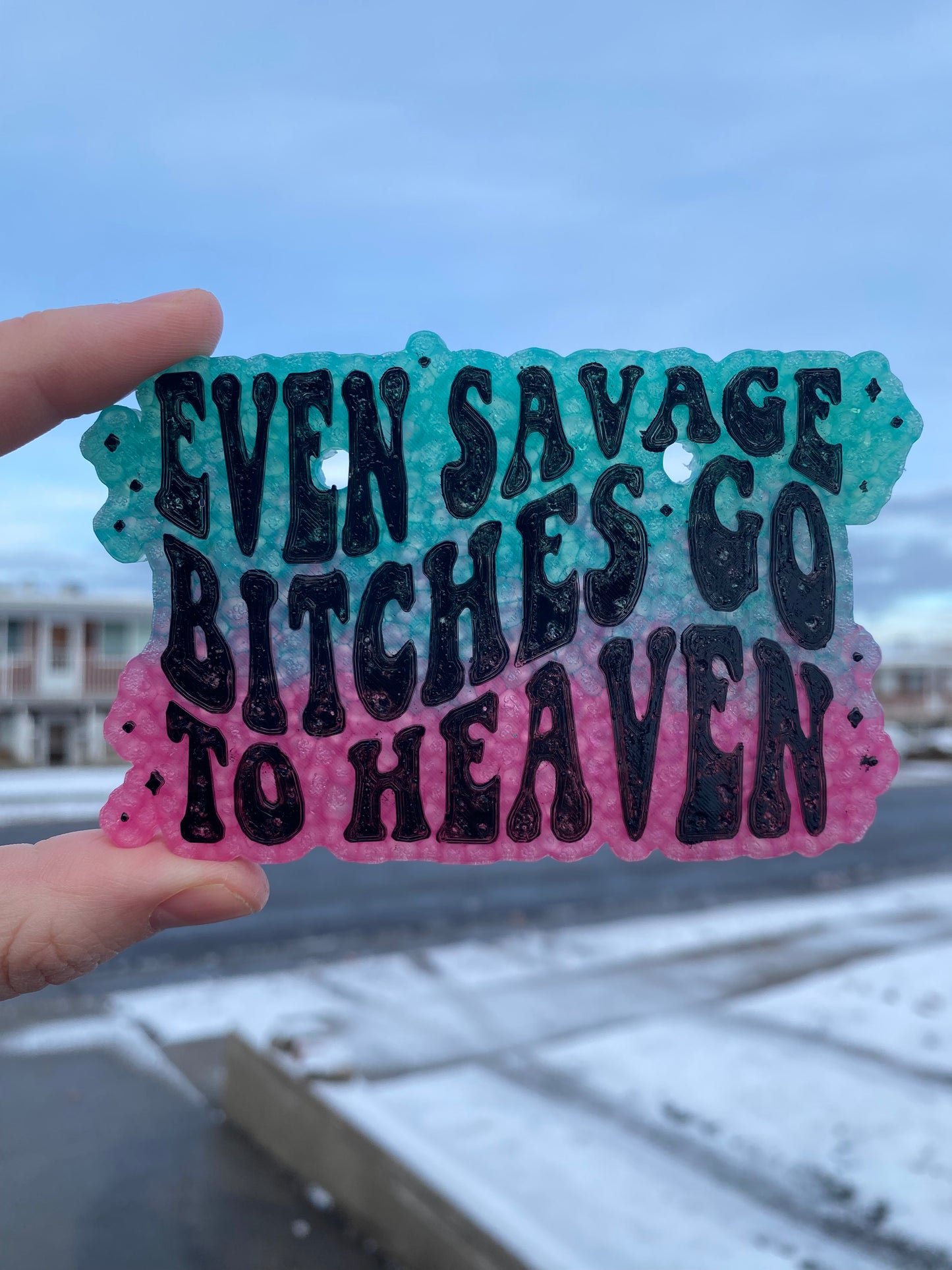 Even Savage Bitches Go to Heaven Freshie