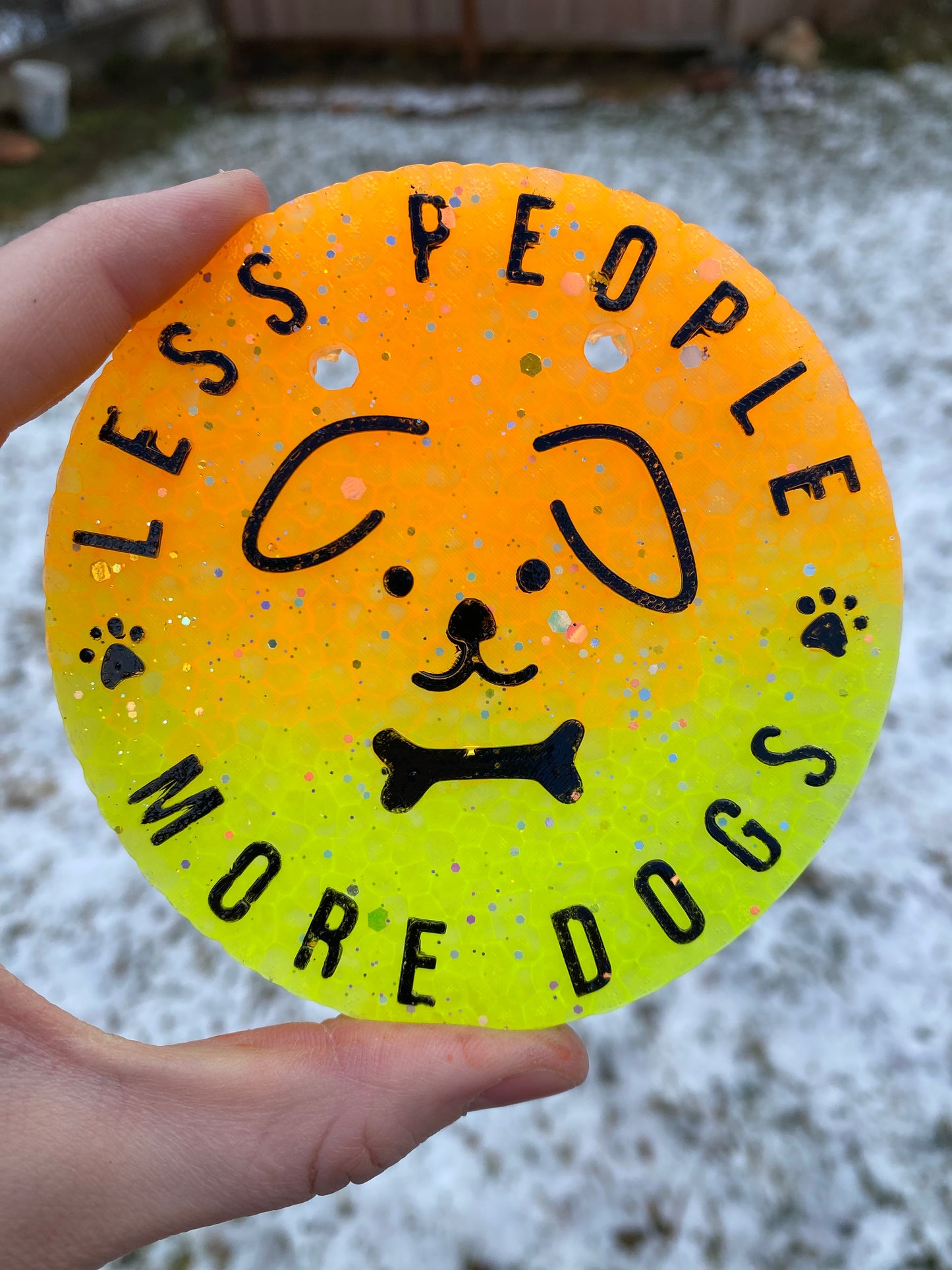 Less People More Dogs Mold