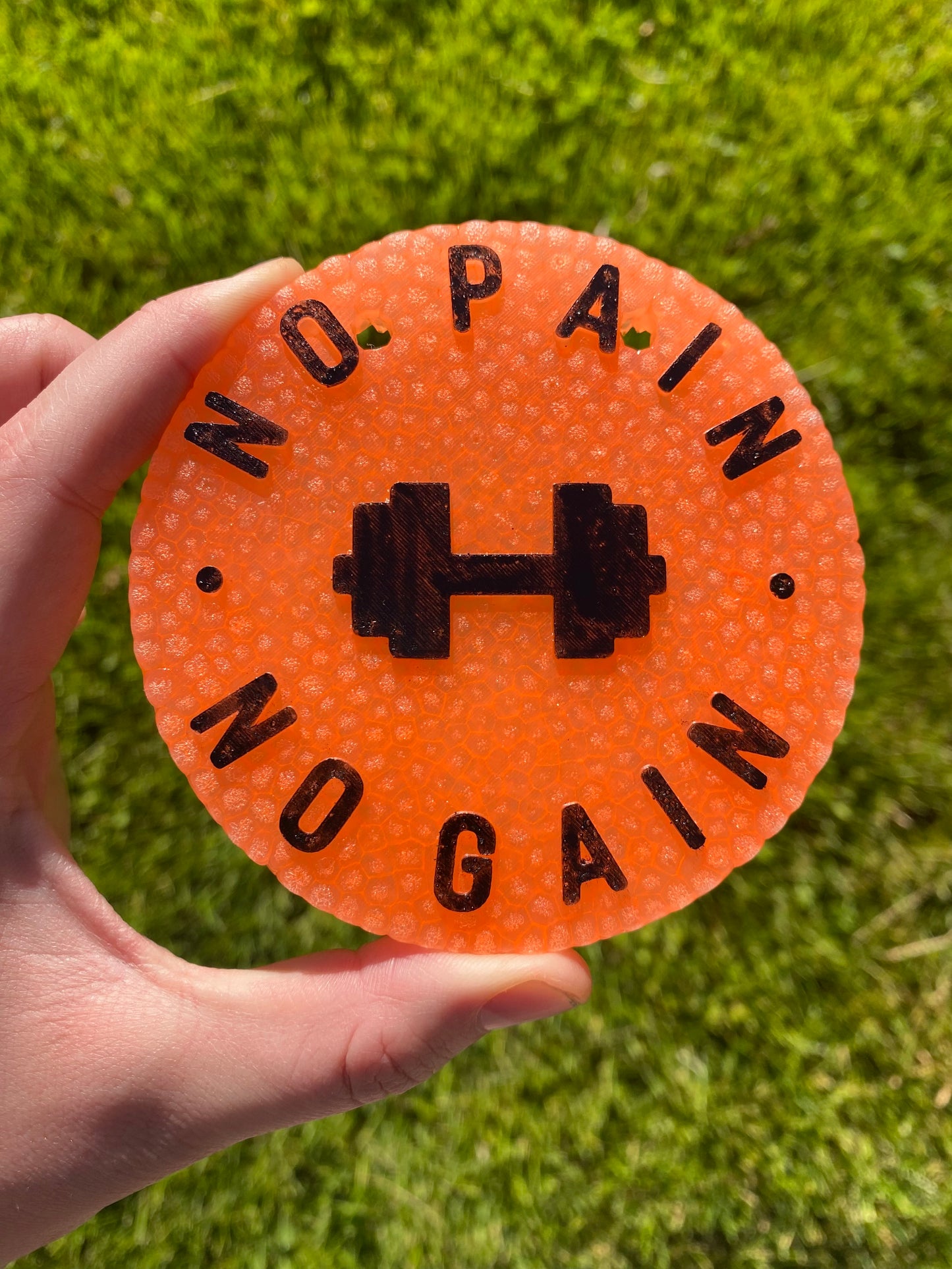 No Pain No Gain Weightlifting Mold