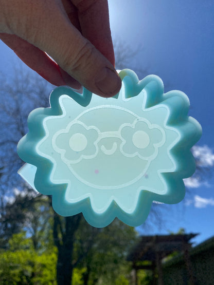 Sun with Flower Glasses Mold