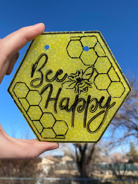 Bee Happy (Light design) Freshie