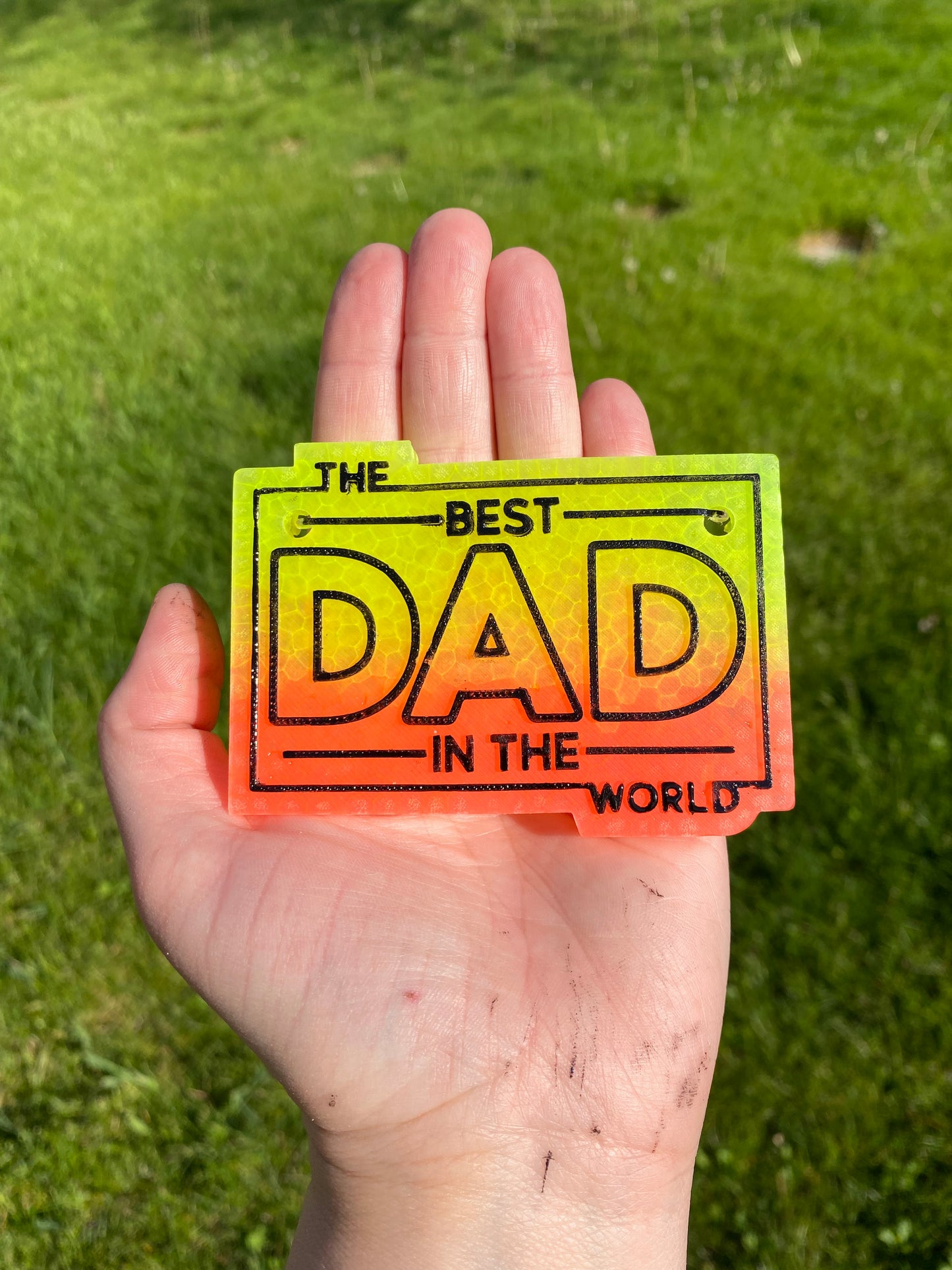 Best Dad in the World Freshie Mold