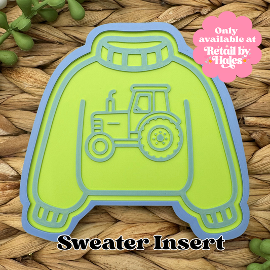 Tractor Sweater Insert Freshie Mold