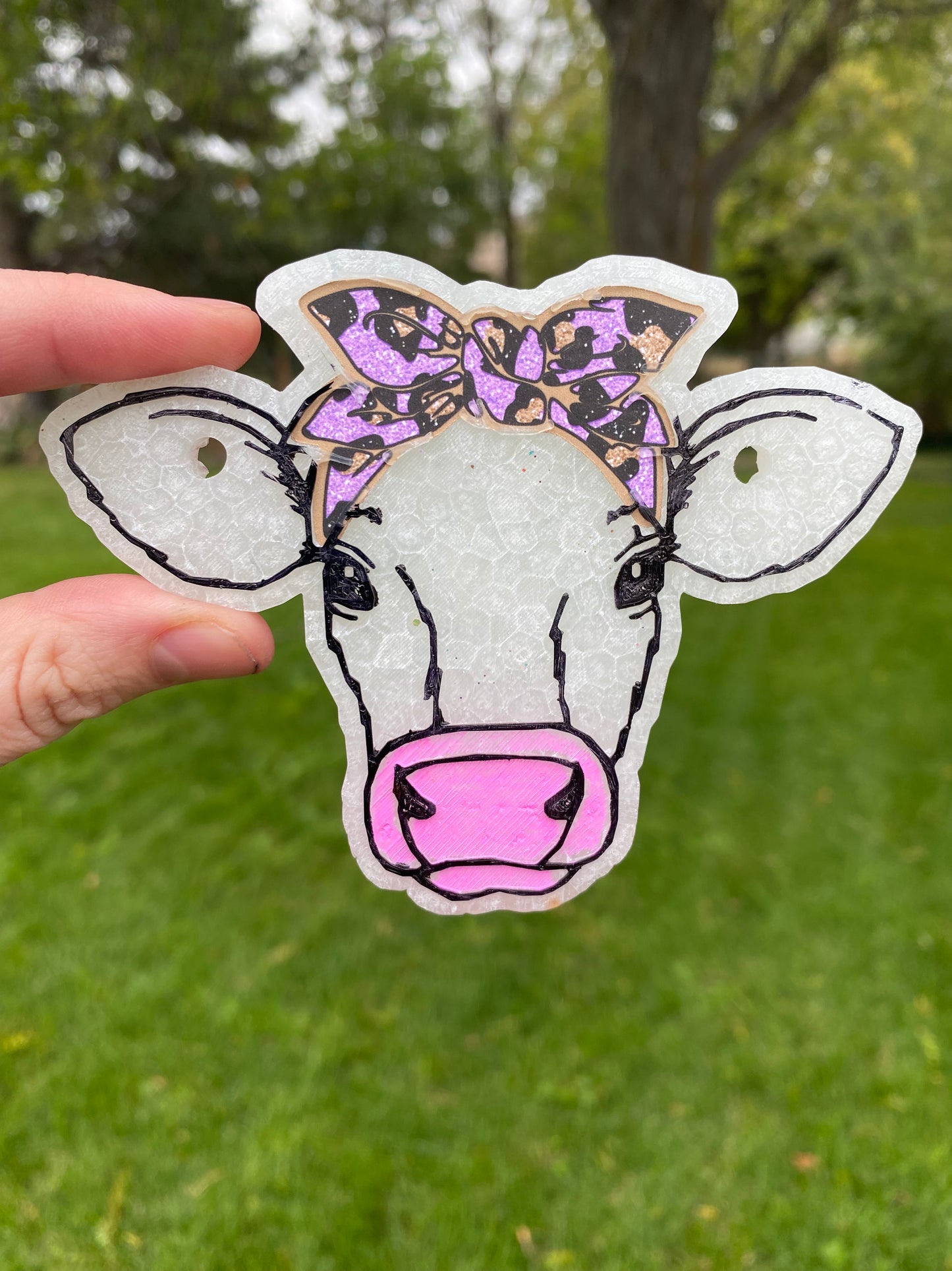 Cow with Bow Freshie