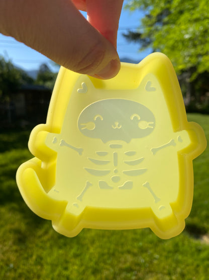 Skeleton Cat Mold