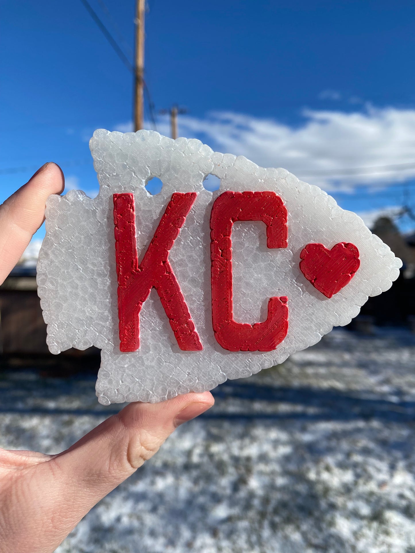 KC Chiefs Arrowhead Freshie