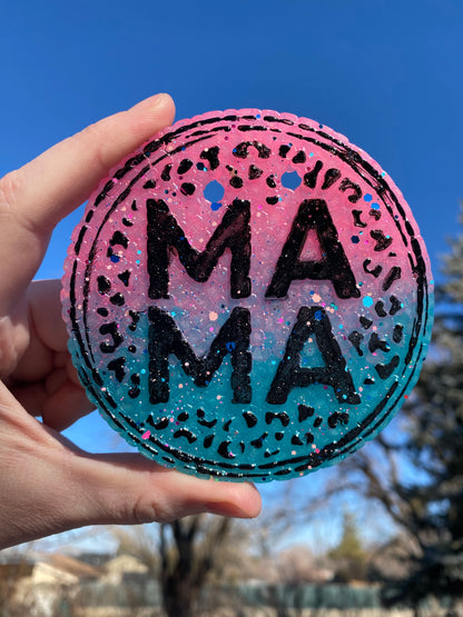 Mama Leopard Circle Freshie