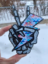 Load image into Gallery viewer, Skeleton Hand Lightning Bolt Freshie
