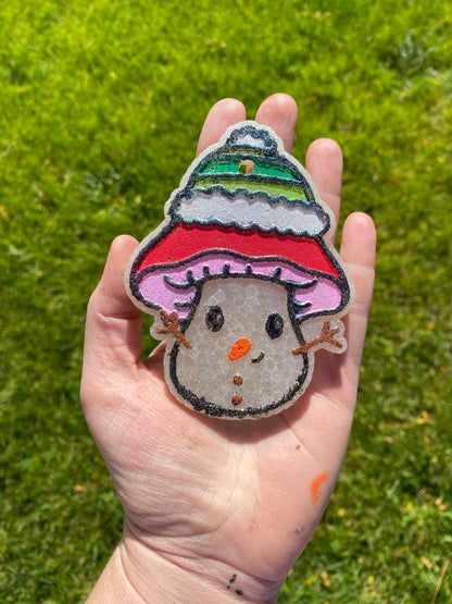 Snowman Mushroom Freshie