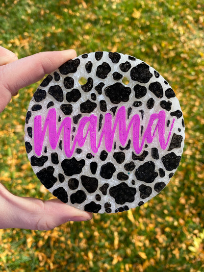 Mama Cow Print Freshie