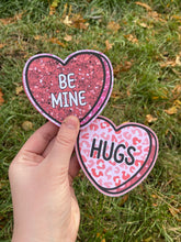 Load image into Gallery viewer, Patterned Conversation Heart Freshie
