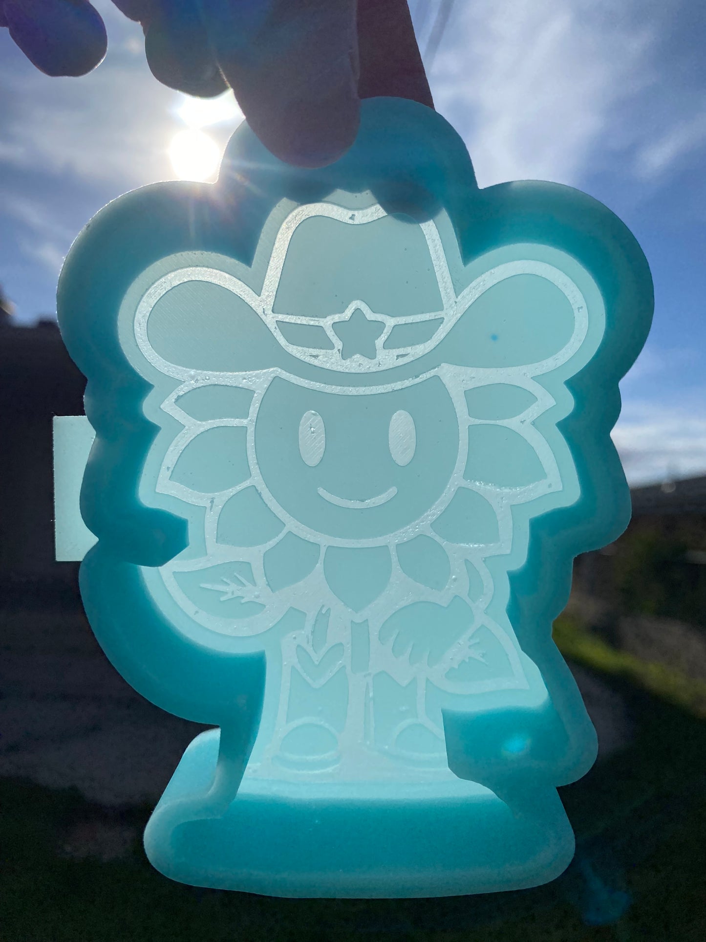 Cowboy Sunflower Mold