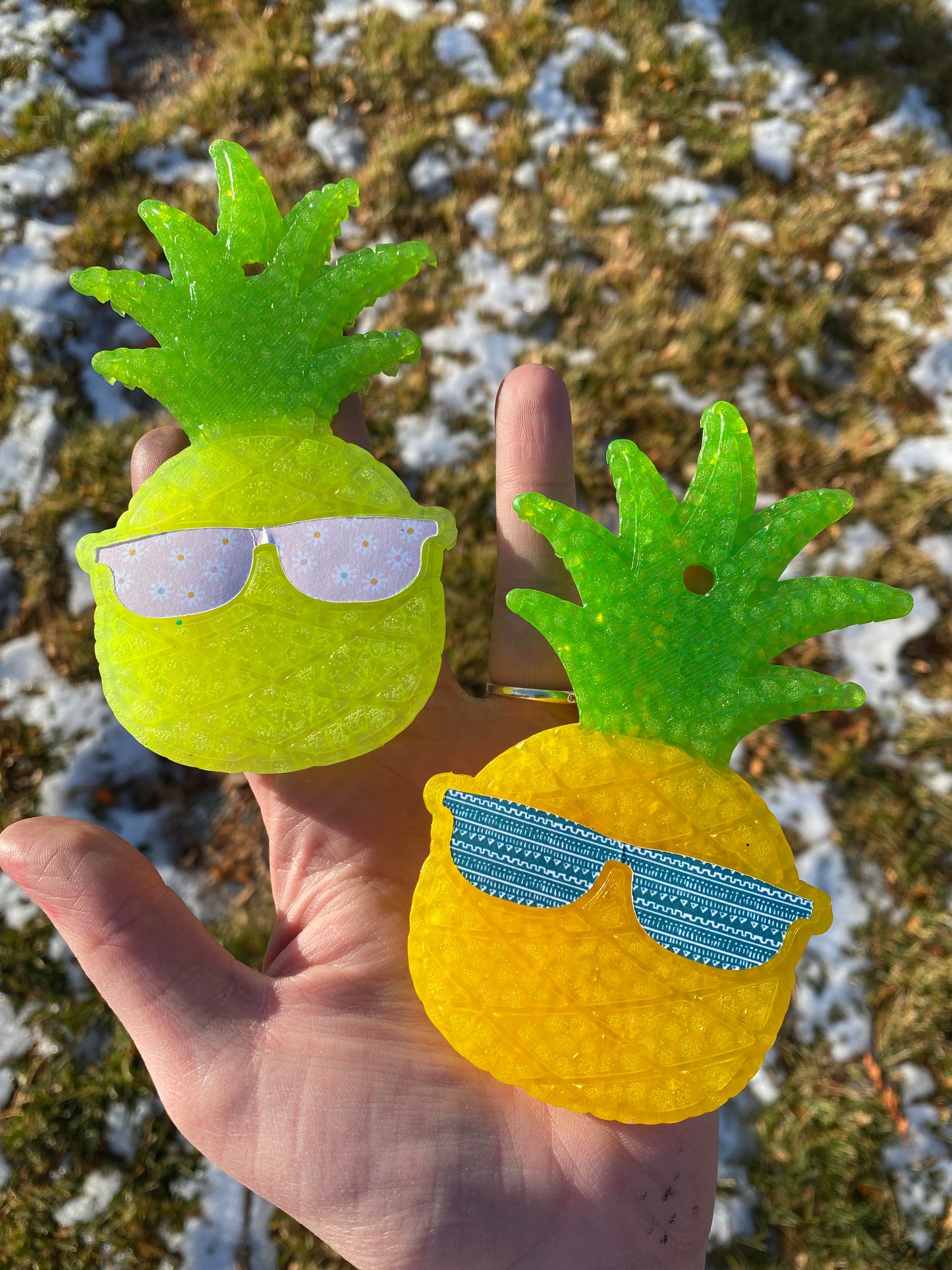 Pineapple Pattern Glasses Freshie