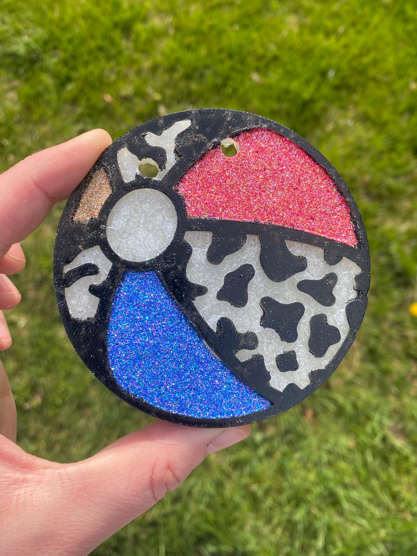 Cow Print Beach Ball Mold