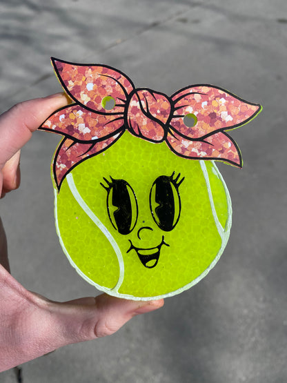 Tennis Ball with Bow Mold