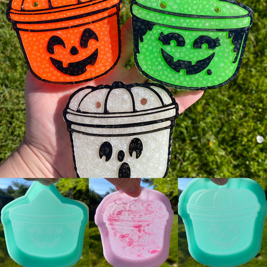 Bucket Set- Witch, Ghost, and Pumpkin Molds